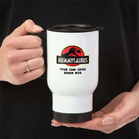 Load image into Gallery viewer, Designs by MyUtopia Shout Out:Mummysaurus Personalized with Kid&#39;s Names Travel Mug
