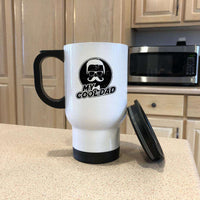 Load image into Gallery viewer, Designs by MyUtopia Shout Out:My Cool Dad Stainless Steel Travel Coffee Mug w. Twist Close Lid
