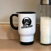 Load image into Gallery viewer, Designs by MyUtopia Shout Out:My Cool Dad Stainless Steel Travel Coffee Mug w. Twist Close Lid
