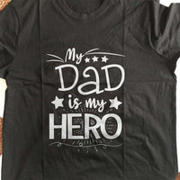 Load image into Gallery viewer, Designs by MyUtopia Shout Out:My Dad My Hero Adult Unisex T-Shirt
