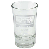 Load image into Gallery viewer, Designs by MyUtopia Shout Out:My Dad Rocks Personalized Laser Etched Shot Glass

