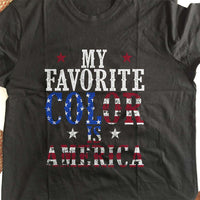 Load image into Gallery viewer, Designs by MyUtopia Shout Out:My Favorite Color Is America Adult Unisex T-Shirt
