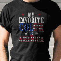 Load image into Gallery viewer, Designs by MyUtopia Shout Out:My Favorite Color Is America Adult Unisex T-Shirt
