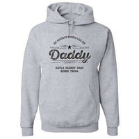 Load image into Gallery viewer, Designs by MyUtopia Shout Out:My Favorite People Call Me Daddy Personalized Adult Hoodie,Athletic Heather / S,Pullover Hoodie
