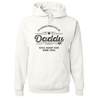 Load image into Gallery viewer, Designs by MyUtopia Shout Out:My Favorite People Call Me Daddy Personalized Adult Hoodie,White / S,Pullover Hoodie
