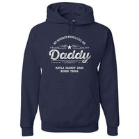 Load image into Gallery viewer, Designs by MyUtopia Shout Out:My Favorite People Call Me Daddy Personalized Adult Hoodie,Navy / S,Pullover Hoodie
