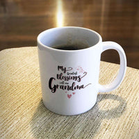Load image into Gallery viewer, Designs by MyUtopia Shout Out:My Greatest Blessings Call Me Grandma White Coffee Mug,11oz / White,Ceramic Coffee Mug
