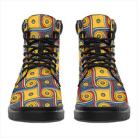 Load image into Gallery viewer, Designs by MyUtopia Shout Out:My Happy Place Galifrey One Carpet All Season Vegan Suede Boots
