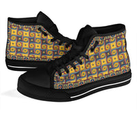 Load image into Gallery viewer, Designs by MyUtopia Shout Out:My Happy Place Galifrey One Carpet Canvas Hightop Shoes
