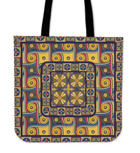 Load image into Gallery viewer, Designs by MyUtopia Shout Out:My Happy Place Galifrey One Carpet Fabric Reusable Shopping Tote
