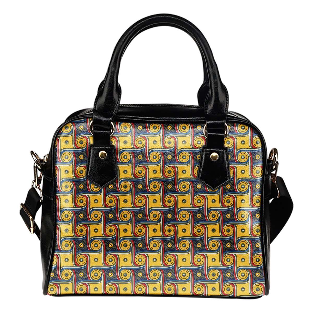 Designs by MyUtopia Shout Out:My Happy Place Galifrey One Carpet Vegan Leather Handbag