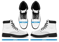 Load image into Gallery viewer, Designs by MyUtopia Shout Out:My Happy Place Gallifrey One Carpet All Season Vegan Suede Boots
