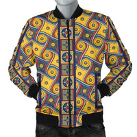 Load image into Gallery viewer, Designs by MyUtopia Shout Out:My Happy Place Gallifrey One Carpet Men&#39;s Bomber Jacket,S / Multi,Bomber Jacket
