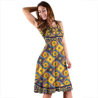 Load image into Gallery viewer, Designs by MyUtopia Shout Out:My Happy Place Gallifrey One Carpet Midi Dress
