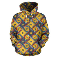 Load image into Gallery viewer, Designs by MyUtopia Shout Out:My Happy Place Gallifrey One Zip-Up Hoodie,Men&#39;s / S / Multicolor,Zip Hoodie
