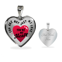 Load image into Gallery viewer, Designs by MyUtopia Shout Out:My Love My Heart Bangle,Luxury Adjustable Necklace / Yes / Red/Silver,Necklace
