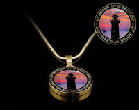 Load image into Gallery viewer, Designs by MyUtopia Shout Out:My Mother - My Guiding Light Handcrafted Pendant Necklace Optional Message Engraved on back Personalized Gift For Her
