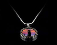 Load image into Gallery viewer, Designs by MyUtopia Shout Out:My Mother - My Guiding Light Handcrafted Pendant Necklace Optional Message Engraved on back Personalized Gift For Her
