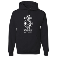 Load image into Gallery viewer, Designs by MyUtopia Shout Out:My Pitbull is a Farter, Not a Fighter Pullover Hoodie,Black / S,Pullover Hoodie
