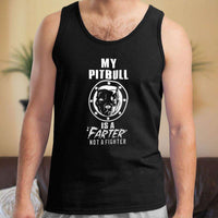 Load image into Gallery viewer, Designs by MyUtopia Shout Out:My Pitbull is a Farter, Not a Fighter Unisex Tank Top

