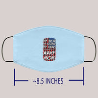 Load image into Gallery viewer, Designs by MyUtopia Shout Out:My Soldier, My Son, My Hero, Army Mom Adult Fabric Face Mask with Elastic Ear Loops
