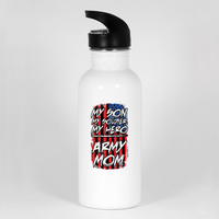 Load image into Gallery viewer, Designs by MyUtopia Shout Out:My Son My Soldier My Hero Army Mom Water Bottle
