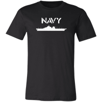 Load image into Gallery viewer, Designs by MyUtopia Shout Out:Navy Battleship Unisex Jersey Short-Sleeve T-Shirt,Black / X-Small,Adult Unisex T-Shirt
