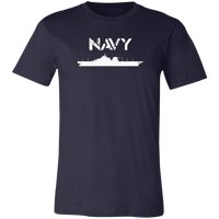 Load image into Gallery viewer, Designs by MyUtopia Shout Out:Navy Battleship Unisex Jersey Short-Sleeve T-Shirt,Navy / X-Small,Adult Unisex T-Shirt
