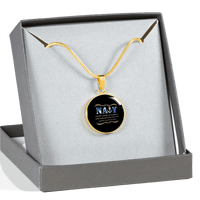 Load image into Gallery viewer, Designs by MyUtopia Shout Out:Navy Support Those Who Serve Personalized Engravable Keepsake Necklace
