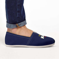 Load image into Gallery viewer, Designs by MyUtopia Shout Out:Navy Wings Casual Canvas Slip on Shoes Women&#39;s Flats

