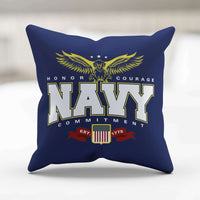 Load image into Gallery viewer, Designs by MyUtopia Shout Out:Navy Wings Pillowcase
