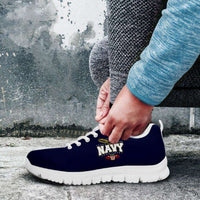 Load image into Gallery viewer, Designs by MyUtopia Shout Out:Navy Wings Running Shoes
