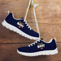 Load image into Gallery viewer, Designs by MyUtopia Shout Out:Navy Wings Running Shoes
