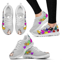 Load image into Gallery viewer, Designs by MyUtopia Shout Out:Nekos Chasing BB-8  Mesh Running Shoes
