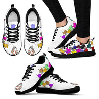 Load image into Gallery viewer, Designs by MyUtopia Shout Out:Nekos Chasing BB-8  Mesh Running Shoes
