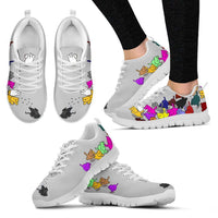 Load image into Gallery viewer, Designs by MyUtopia Shout Out:Nekos Chasing Mouse Droid - Women&#39;s Running Shoes
