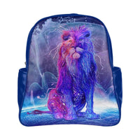 Load image into Gallery viewer, Designs by MyUtopia Shout Out:Neon Lion in blue
