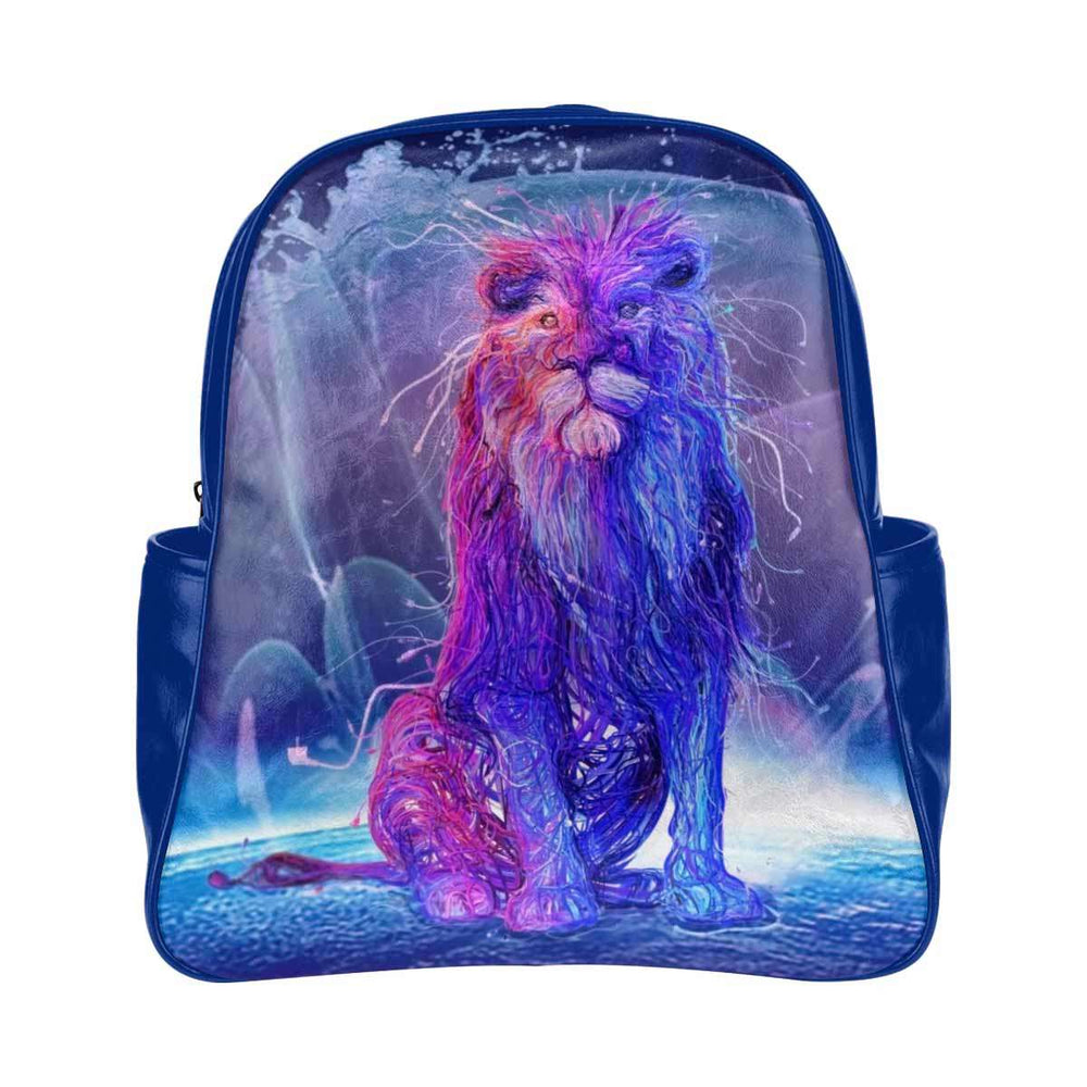 Designs by MyUtopia Shout Out:Neon Lion in blue