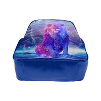 Load image into Gallery viewer, Designs by MyUtopia Shout Out:Neon Lion in blue
