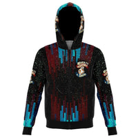 Load image into Gallery viewer, Designs by MyUtopia Shout Out:Never Underestimate a Droid Fleece Lined Fashion Zip Hoodie,XS / Multicolor,Fashion Zip-Up Hoodie - AOP

