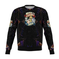 Load image into Gallery viewer, Designs by MyUtopia Shout Out:Never Underestimate a Droid Group Fleece Lined Fashion Unisex Sweatshirt,XS / Black,Fashion Sweatshirt - AOP
