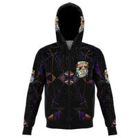 Load image into Gallery viewer, Designs by MyUtopia Shout Out:Never Underestimate a Droid Group Fleece Lined Fashion Zip Hoodie,XS,Fashion Zip-Up Hoodie - AOP
