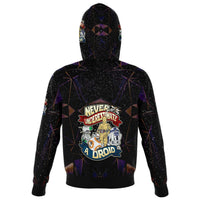 Load image into Gallery viewer, Designs by MyUtopia Shout Out:Never Underestimate a Droid Group Fleece Lined Fashion Zip Hoodie
