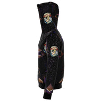 Load image into Gallery viewer, Designs by MyUtopia Shout Out:Never Underestimate a Droid Group Fleece Lined Fashion Zip Hoodie
