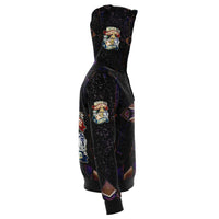 Load image into Gallery viewer, Designs by MyUtopia Shout Out:Never Underestimate a Droid Group Fleece Lined Fashion Zip Hoodie
