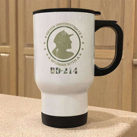 Load image into Gallery viewer, Designs by MyUtopia Shout Out:Never Underestimate A Woman With DD-214 Travel Mug
