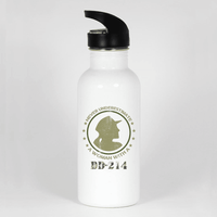 Load image into Gallery viewer, Designs by MyUtopia Shout Out:Never Underestimate A Woman With DD-214 Water Bottle,Default Title,Water Bottle

