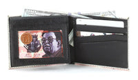 Load image into Gallery viewer, Designs by MyUtopia Shout Out:New Mexican 500 Peso Note Vegan Leather Bifold Men&#39;s Wallet with Flip Up ID Window

