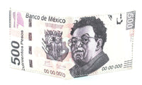 Load image into Gallery viewer, Designs by MyUtopia Shout Out:New Mexican 500 Peso Note Vegan Leather Bifold Men&#39;s Wallet with Flip Up ID Window
