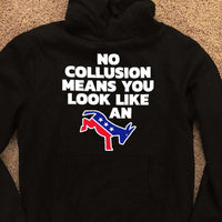 Load image into Gallery viewer, Designs by MyUtopia Shout Out:No Collusion Trump Core Fleece Pullover Hoodie
